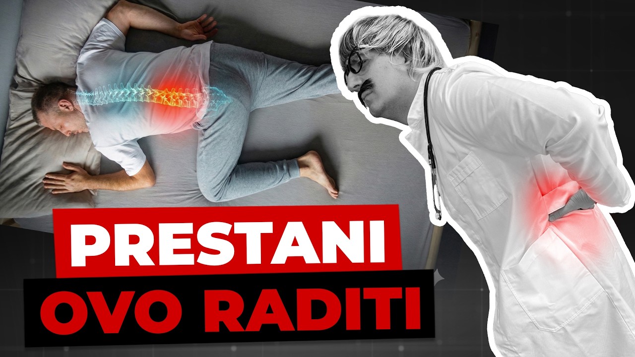 10 NAVIKA koje ti uništavaju kičmu