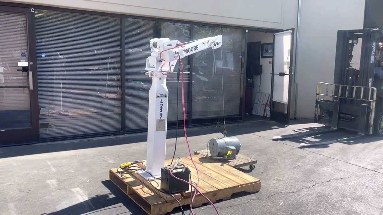 Liftmoore Truck Crane L21-7 Hoist 2000 lbs 12V 8FT Telescopic Boom 13 ft Lift