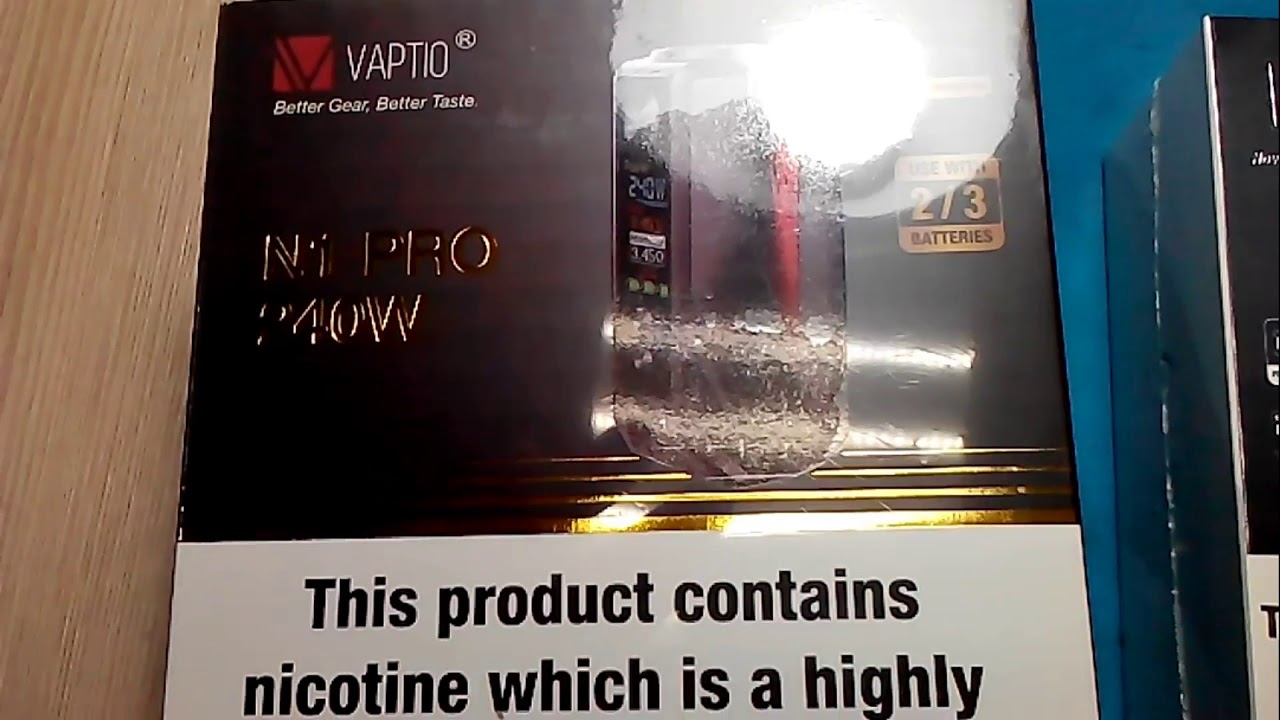 Распаковка посылка из Китая AliExpress Батарейный мод Vaptio N1 Pro 240W