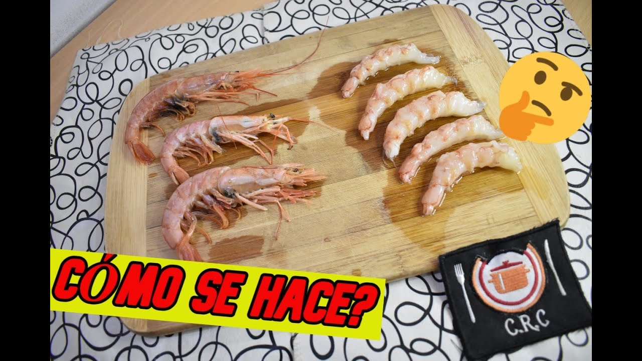 🍤🍤 Como LIMPIAR LANGOSTINOS Fácil Paso a Paso 😱💪 | Cocina de Restáurate en Casa