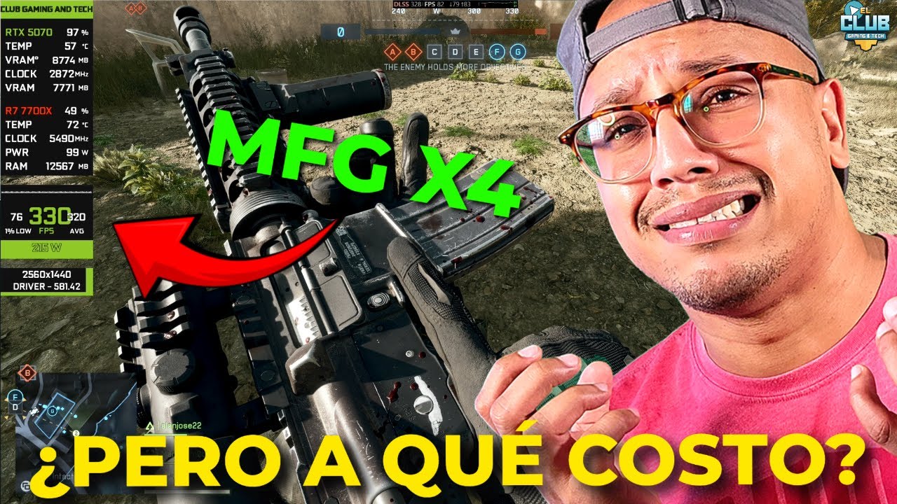 Battlefield 6: 330 FPS vs 84ms de Retraso​🔥​