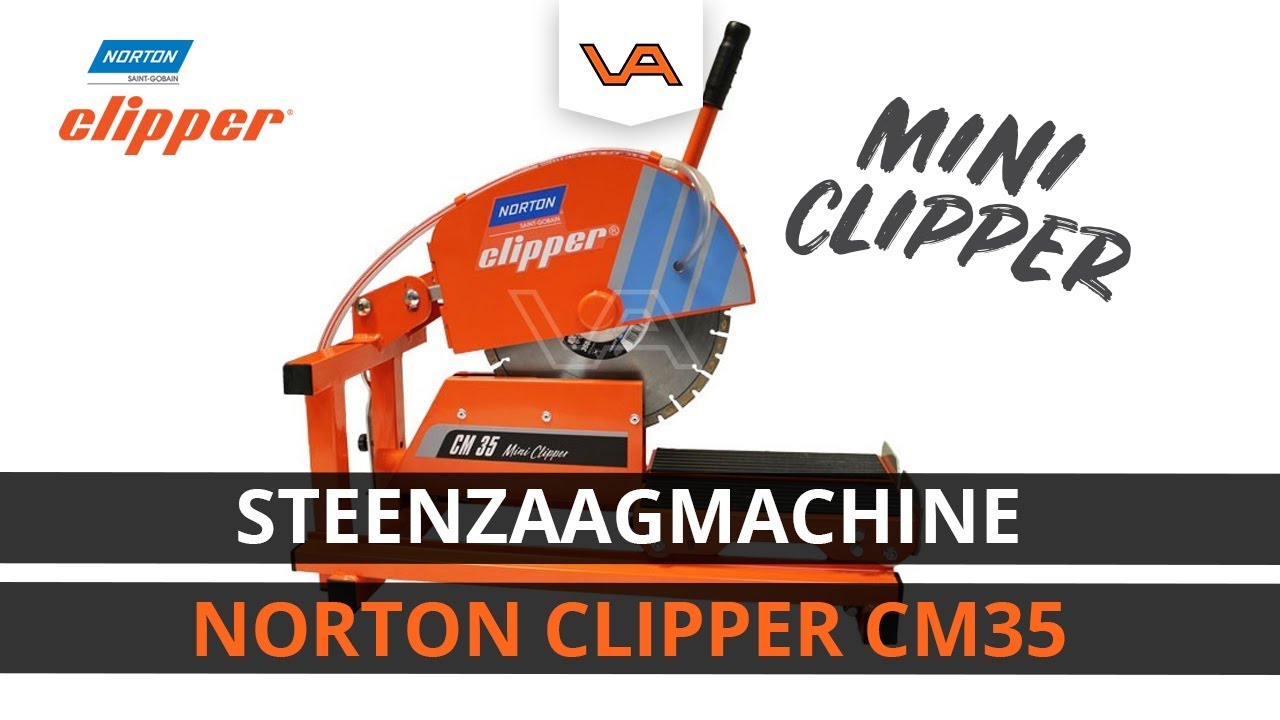 Steenzaagmachine Norton Clipper CM35 Mini Clipper | Visser Assen