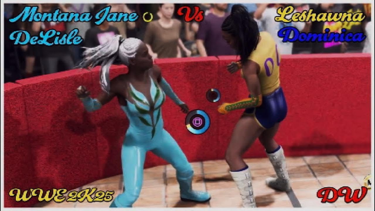 WWE 2K25 Leshawna Dominica Vs Montana Jane DeLisle - WWS-TKOA Match 