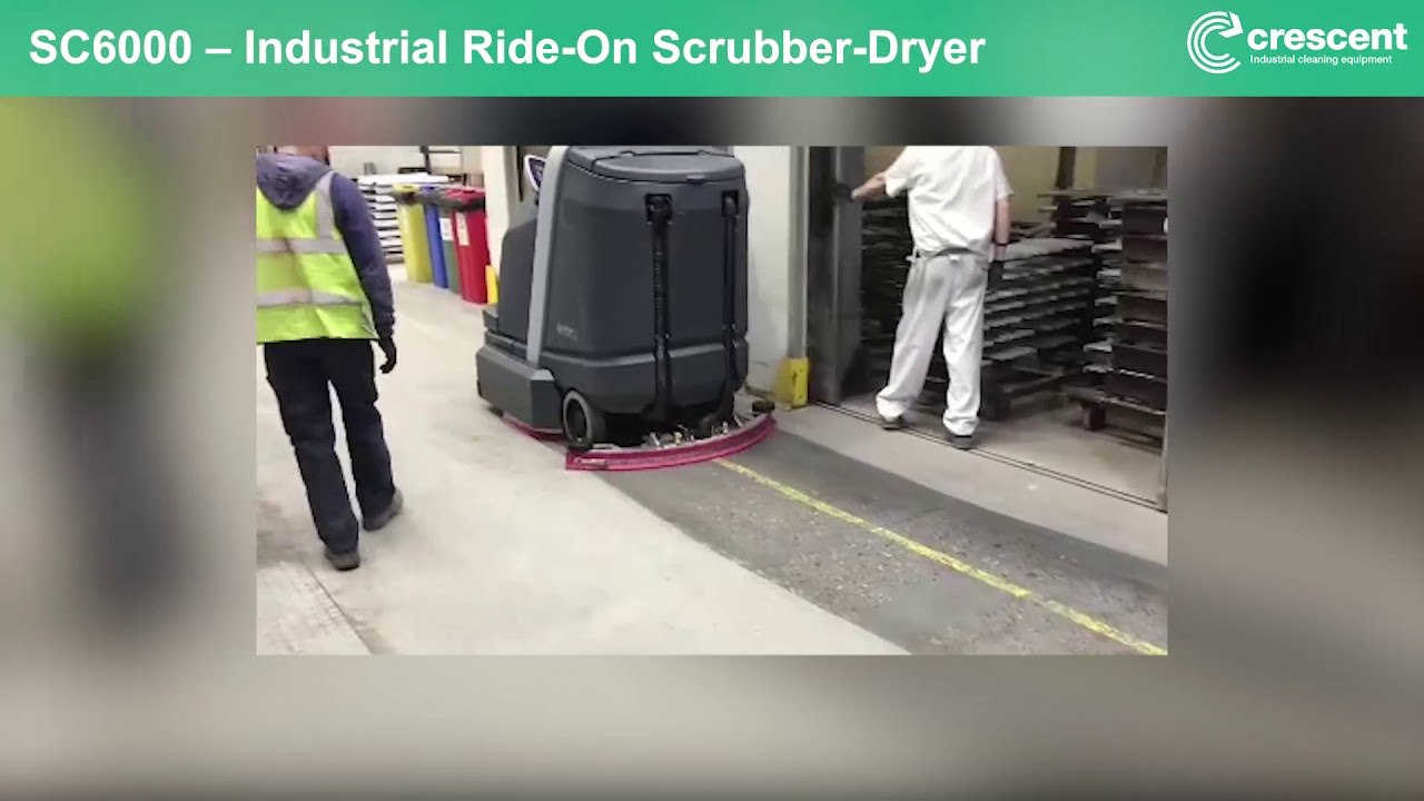 SC6000 Scrubber-Dryer In Action