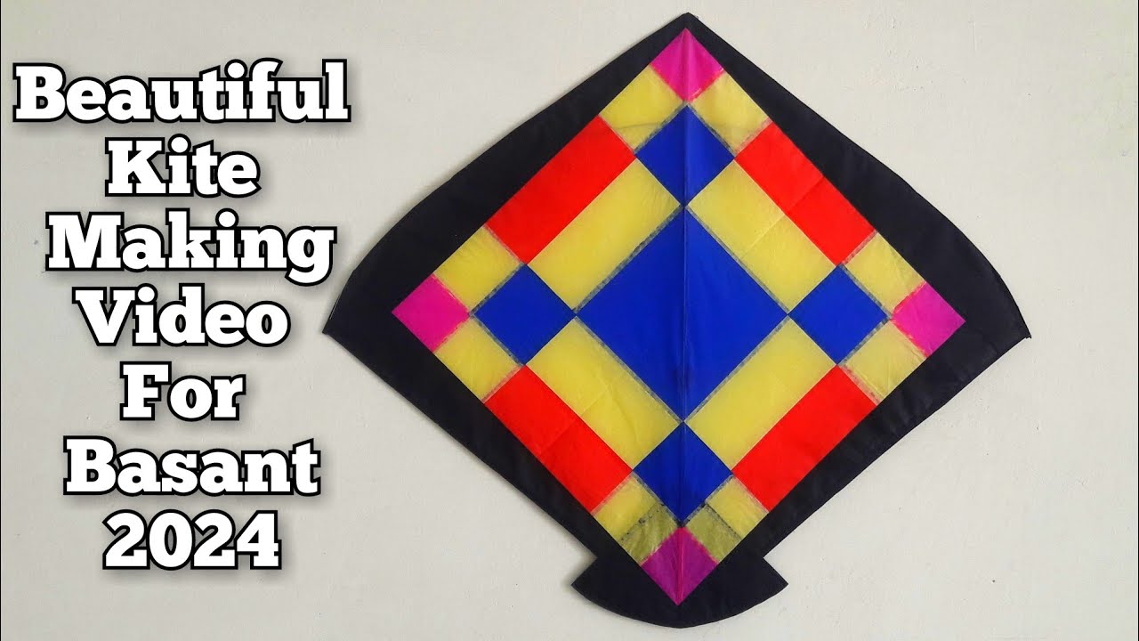 How To Make Kite For Flying. Chor Size Tawa Kite Making Video. Patang Kaise Banate Hain.