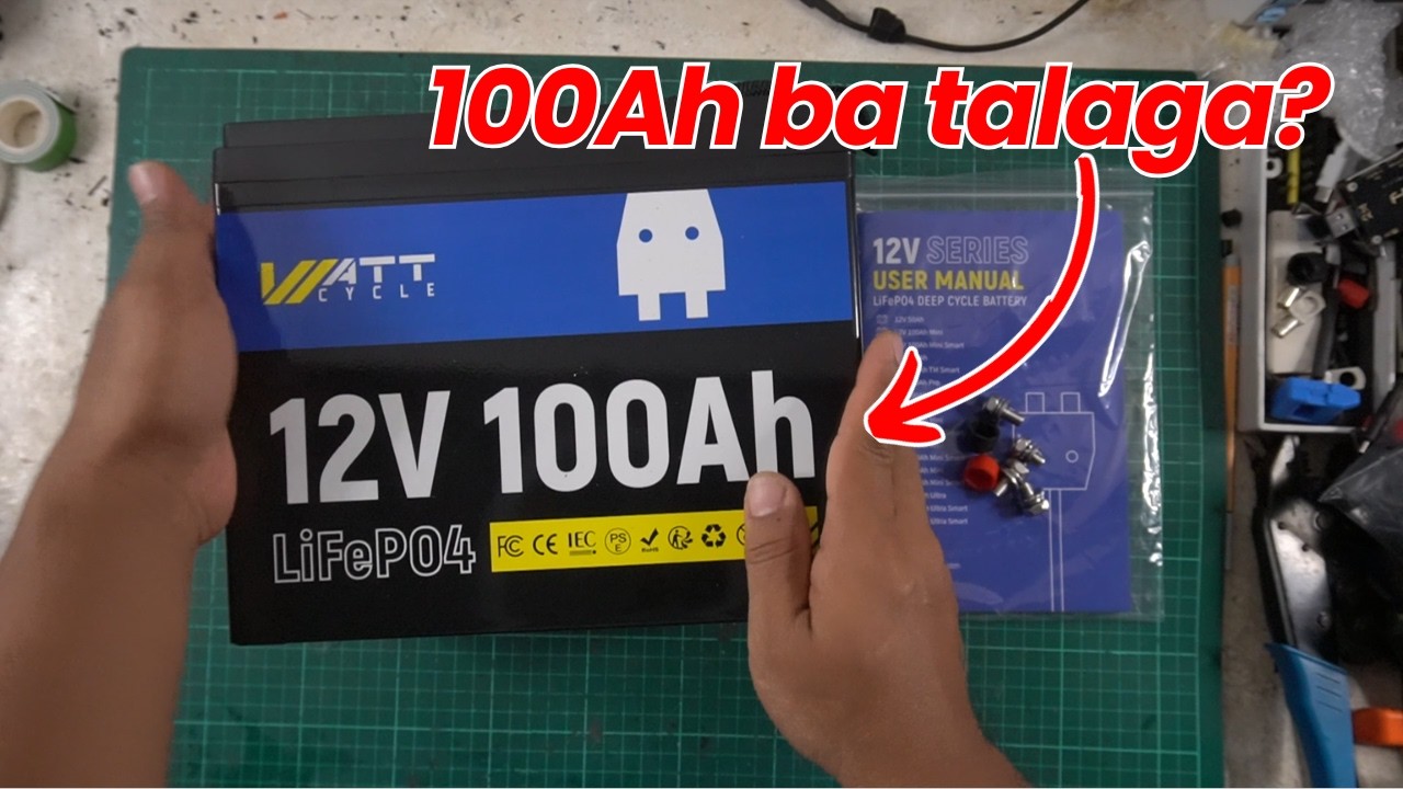 WattCycle 100Ah 12V LiFePO4 Capacity Testing & Teardown review