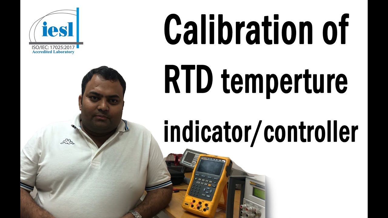 Calibration of RTD Temperature indicator/controller using Fluke 5522A