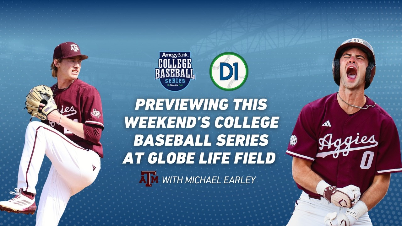 Texas A&M's Michael Earley – Previewing the Amegy Bank College Baseball Series (Feb. 27-Mar. 1)
