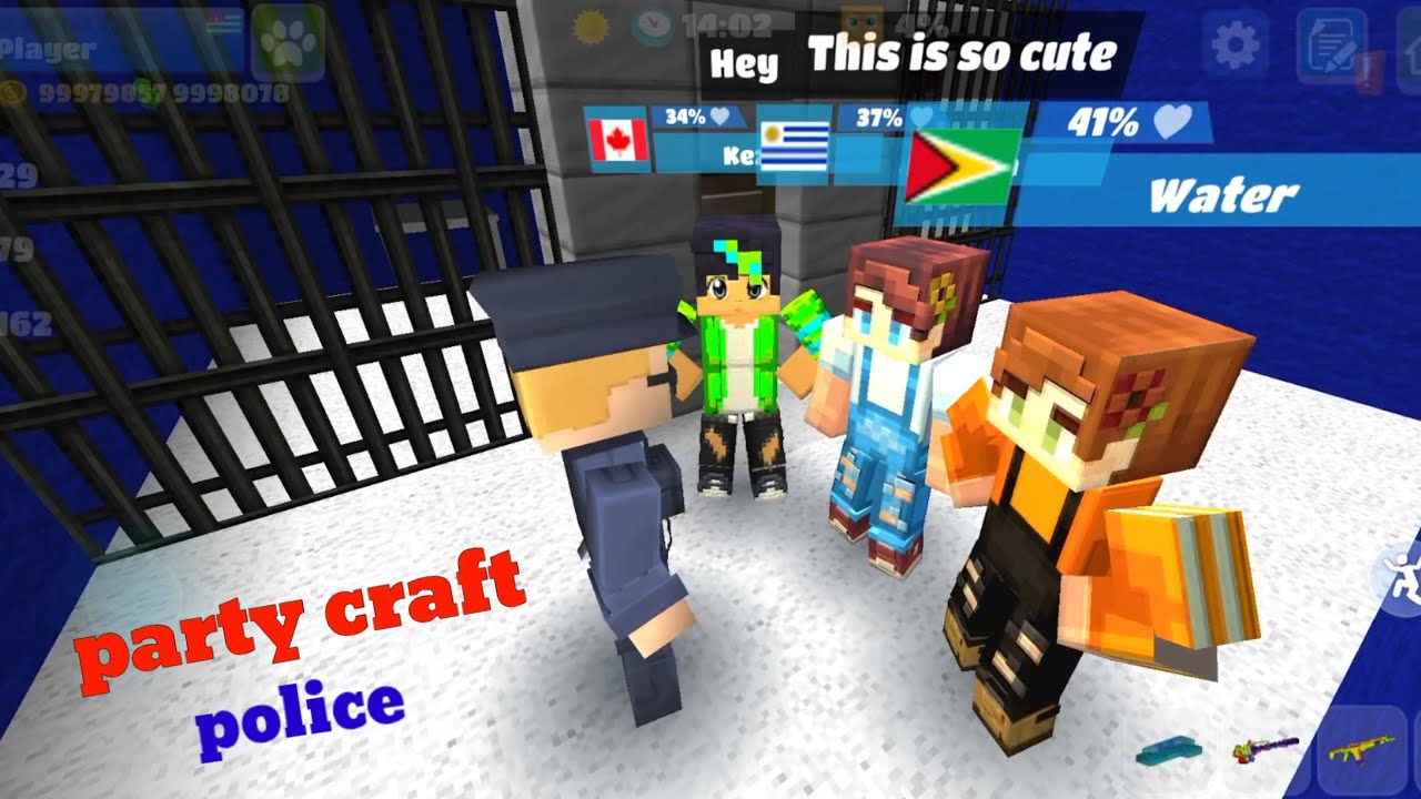 School party craft big brother returned to the city after many years|party craft police arrest  car