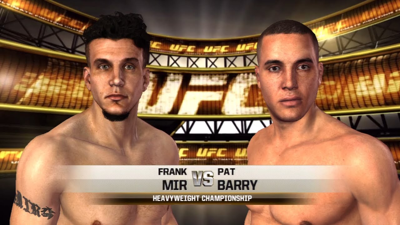 UFC Undisputed 2010 Gameplay Frank Mir vs Pat Barry