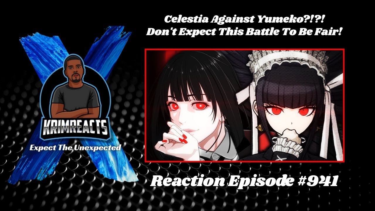 Celestia Ludenberg vs Yumeko Jabami Rap Battle REACTION | KrimReacts 