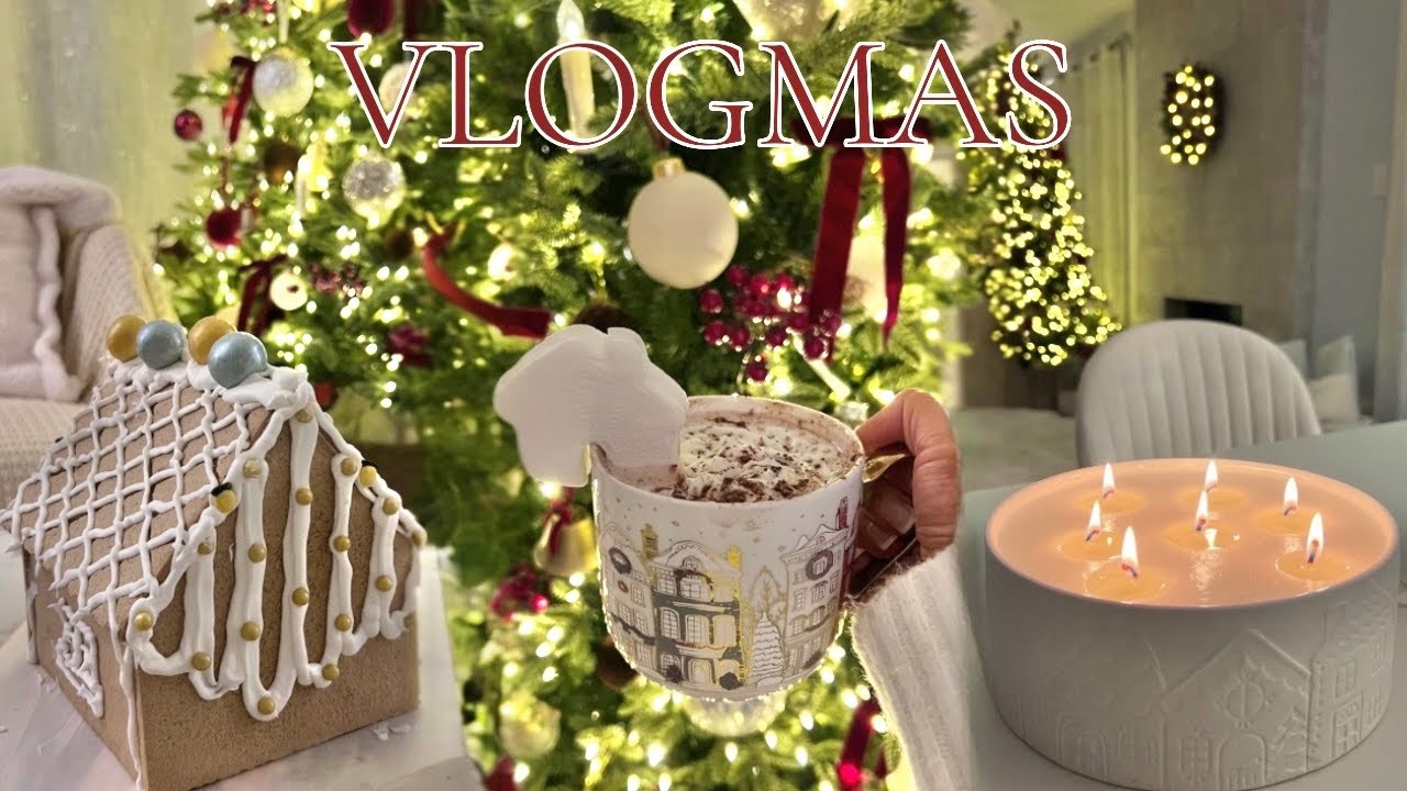 VLOGMAS✨🎄Новогодний шоппинг🌟идеи подарков, уютный день дома - праздничная атмосфера💫