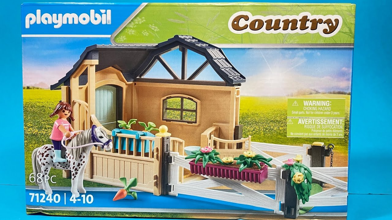 Unboxing Playmobil Reitstallerweiterung | 71240 | Country | Pony für den Reiterhof | Auspacken
