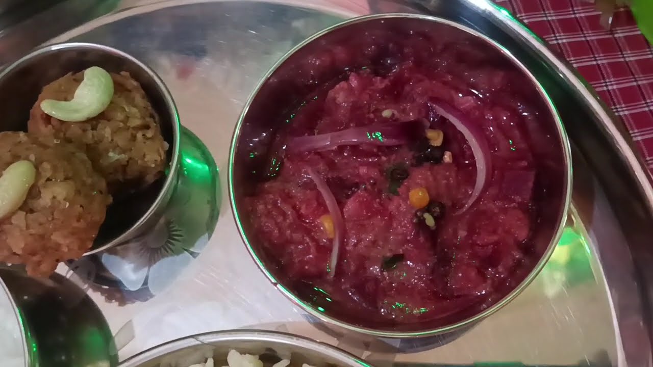 Today's Prasadam To God