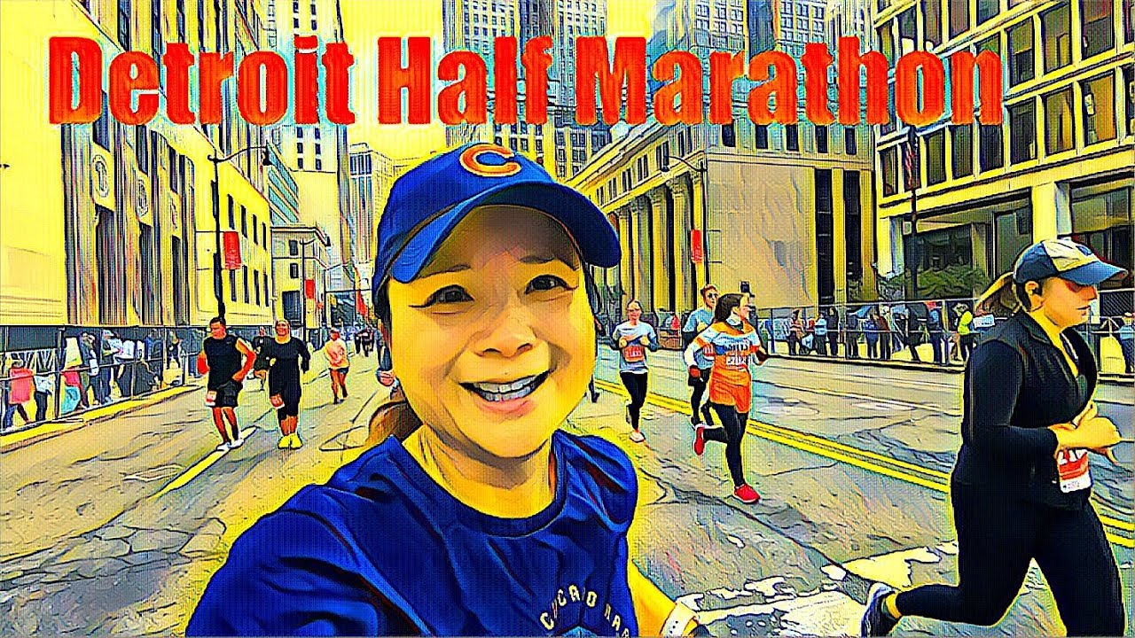 Detroit Free Press/TCF Bank Marathon 2019 - (Running The Half) - To Canada and back