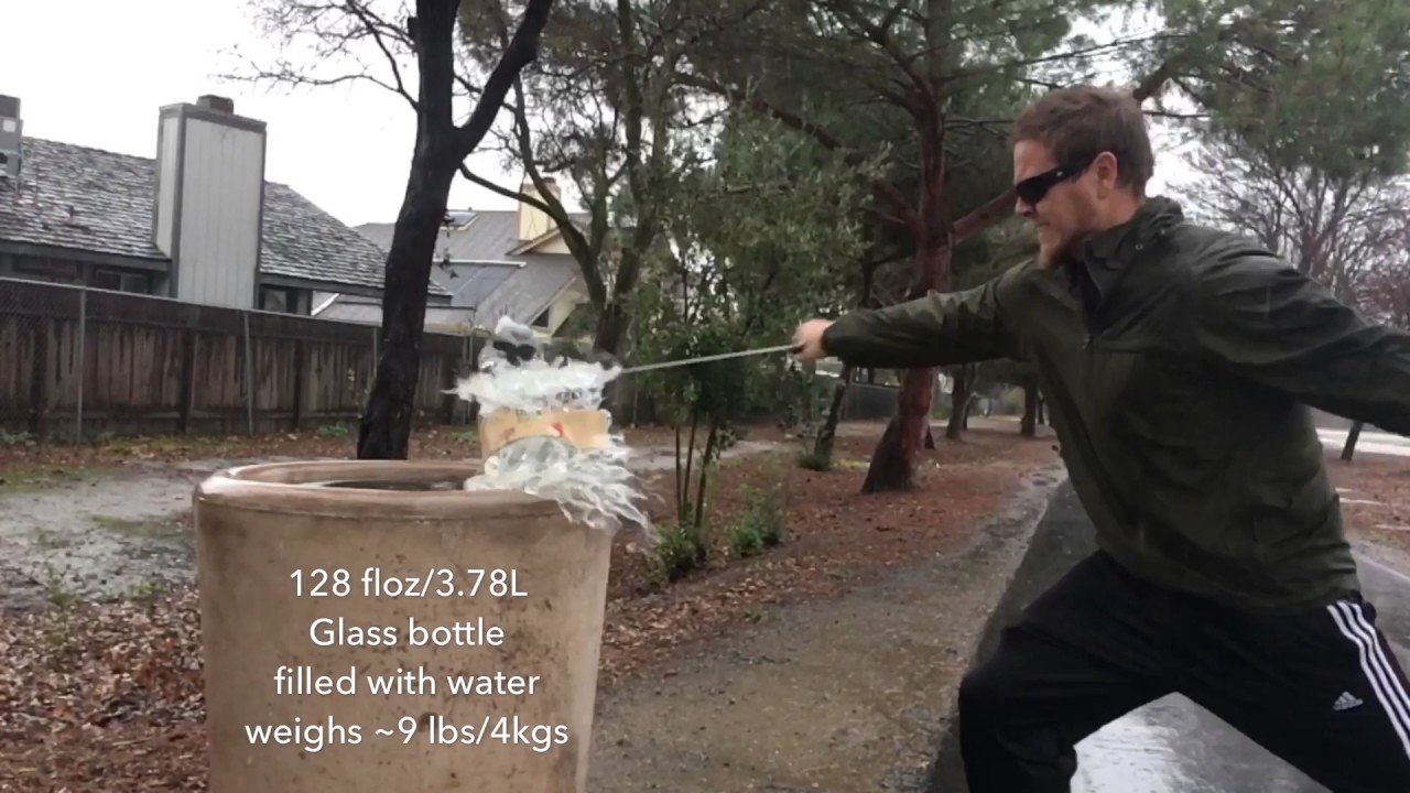 Full Review and Testing - Tactical Manganese Steel Wakizashi