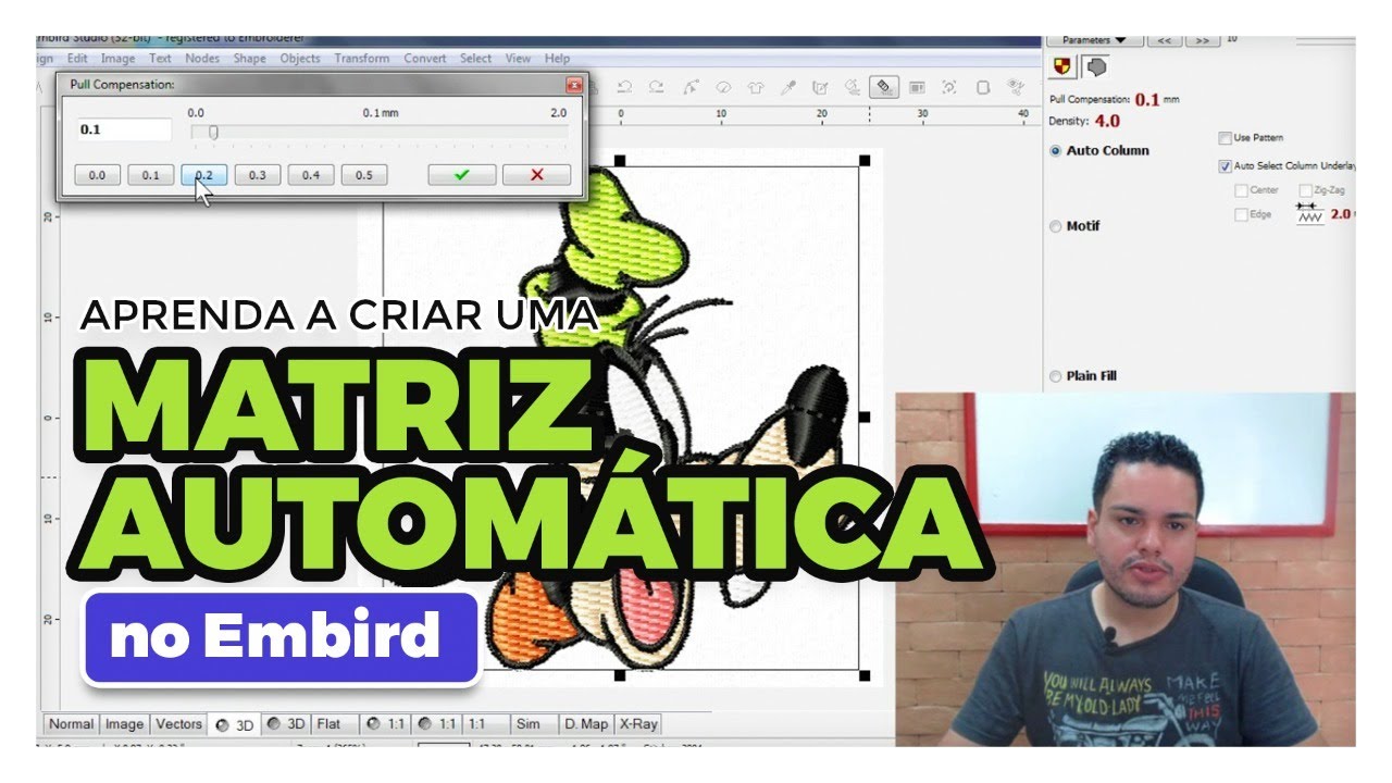 CRIAR MATRIZ RÁPIDA E AUTOMÁTICA NO EMBIRD