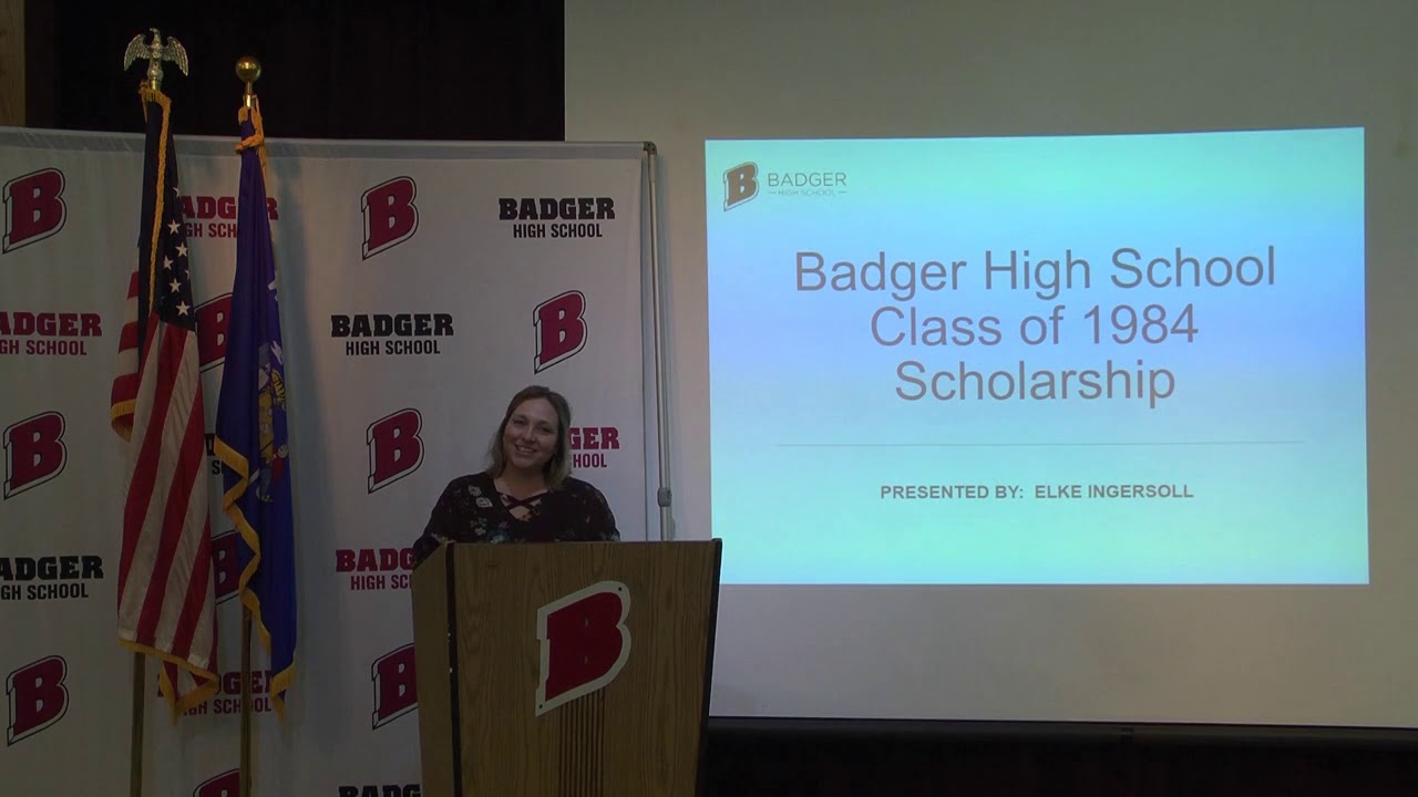 Badger High School Class of 1984 Scholarship