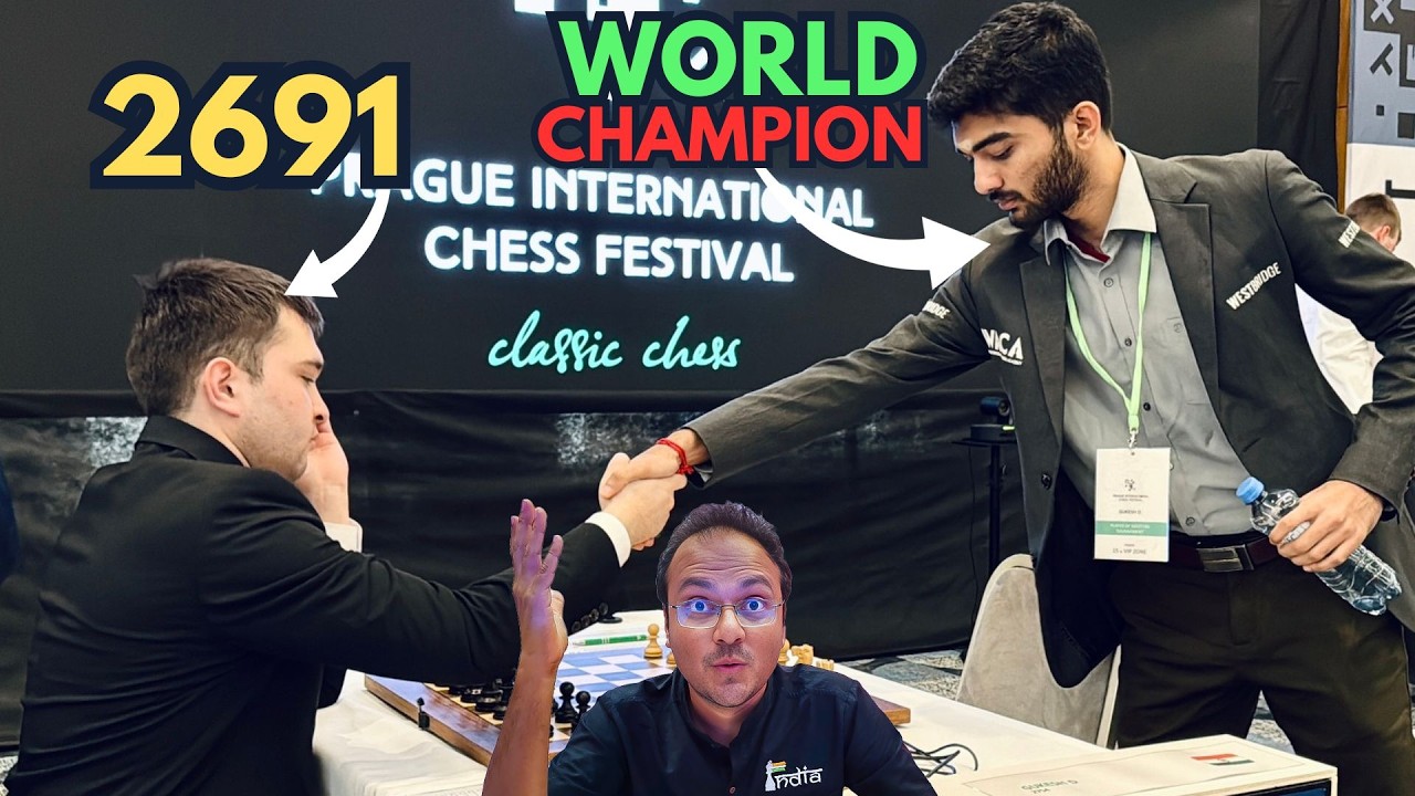 The ROOOK sacrifice | D. Gukesh vs Nodirbek Yakubboev | Prague Masters 2026