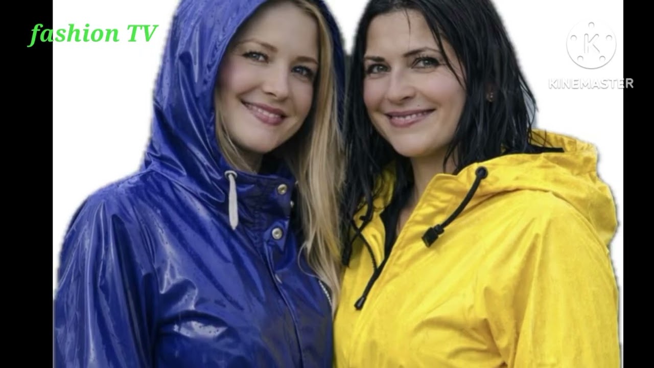 Colourful popular demanding raincoats, rain shoes @fashiontv