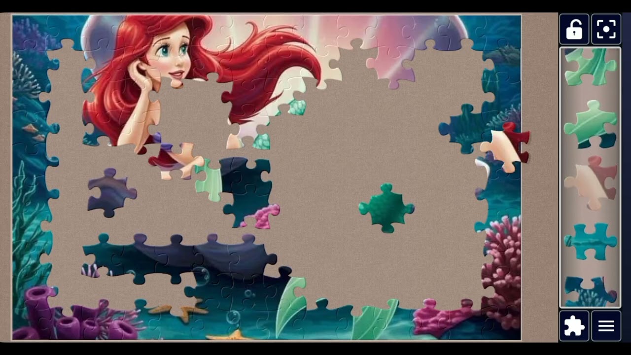 Arile 💃🧚💃🧚💃 cartoon jigsaw puzzle 🧩💕💞✨🧩⭐//cartoon jigsaw puzzle 