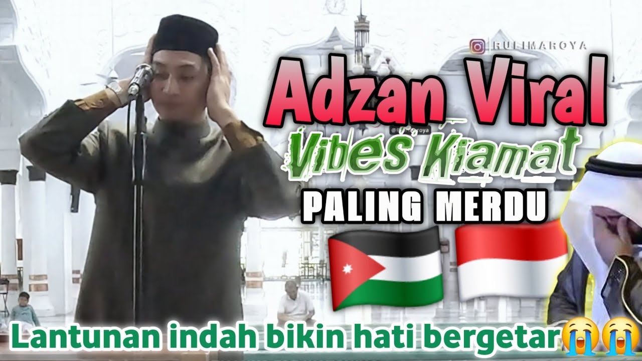 MENCOBA Adzan Sedih Vibes Kiamat, S3kali Tarik Semua Terdiam😭🇯🇴🇮🇩 ماشاءالله اذان كردي