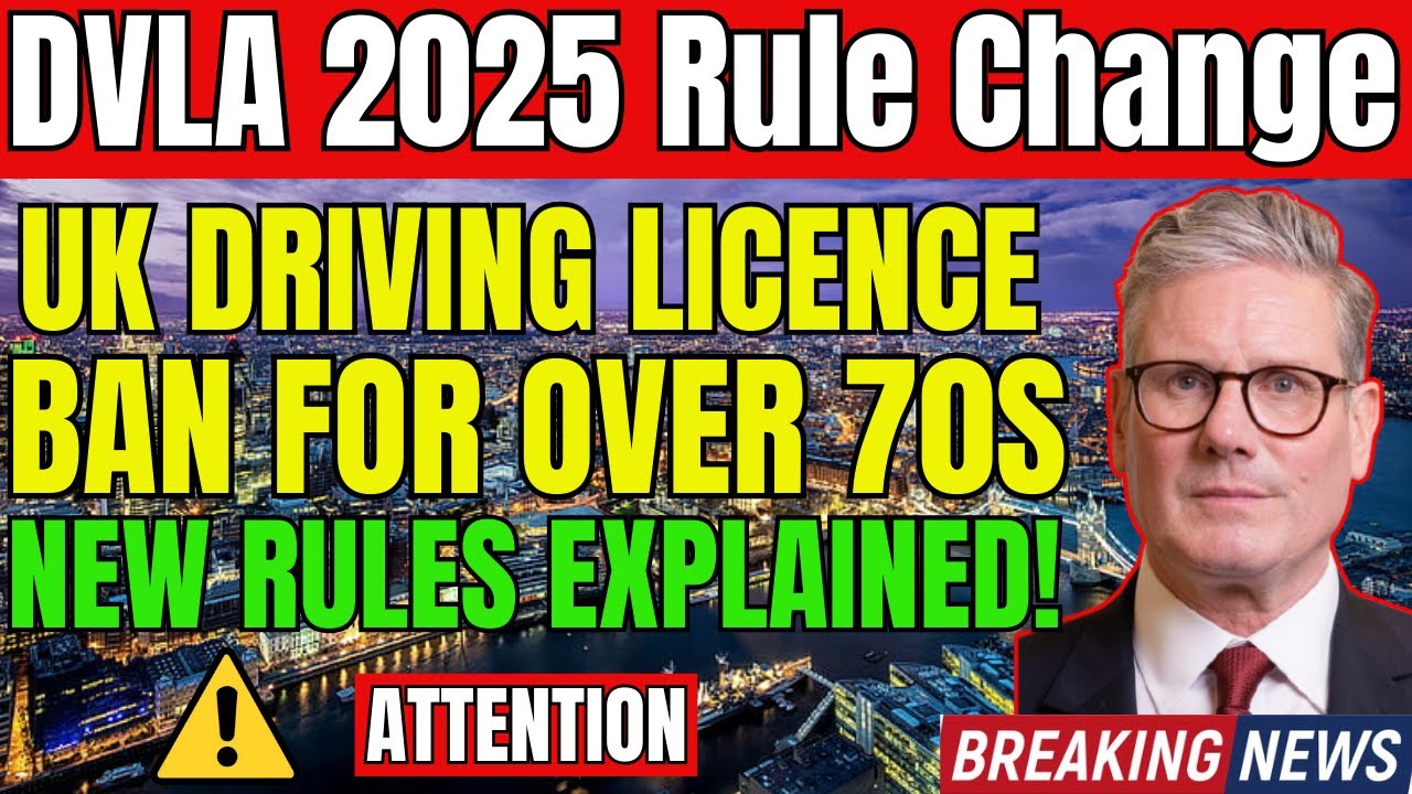 Big Changes Ahead: DVLA&rsquo;s 2025 Rules Could Affect Drivers Over 70