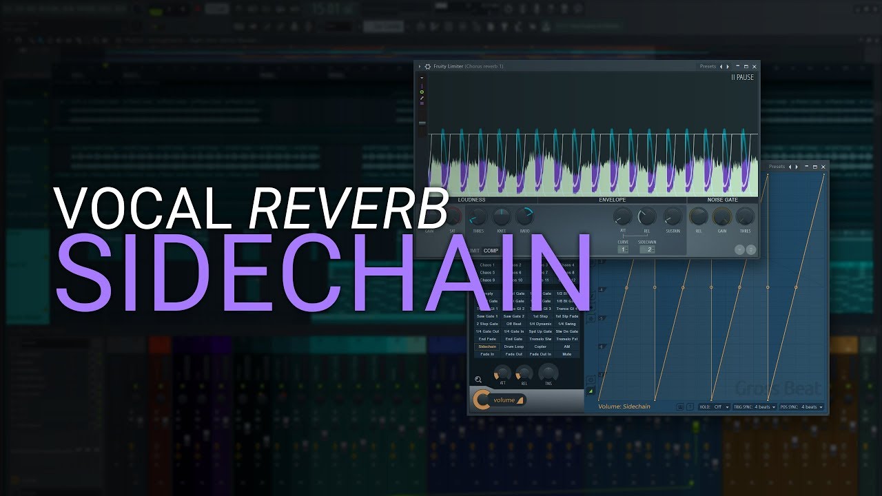 Боковая цепь вокальной реверберации для ясности и глубины (FL Studio 20)