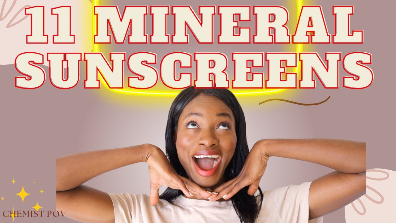 CHEMIST TRIES 11 MINERAL SUNSCREENS on DARK SKIN 2022 SO YOU DONT HAVE TO ♡ April Basi