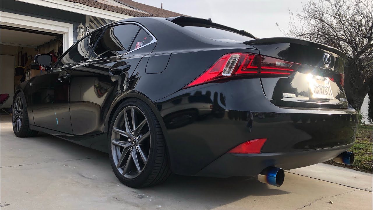 MY LEXUS IS350 EXHAUST SET UP!!