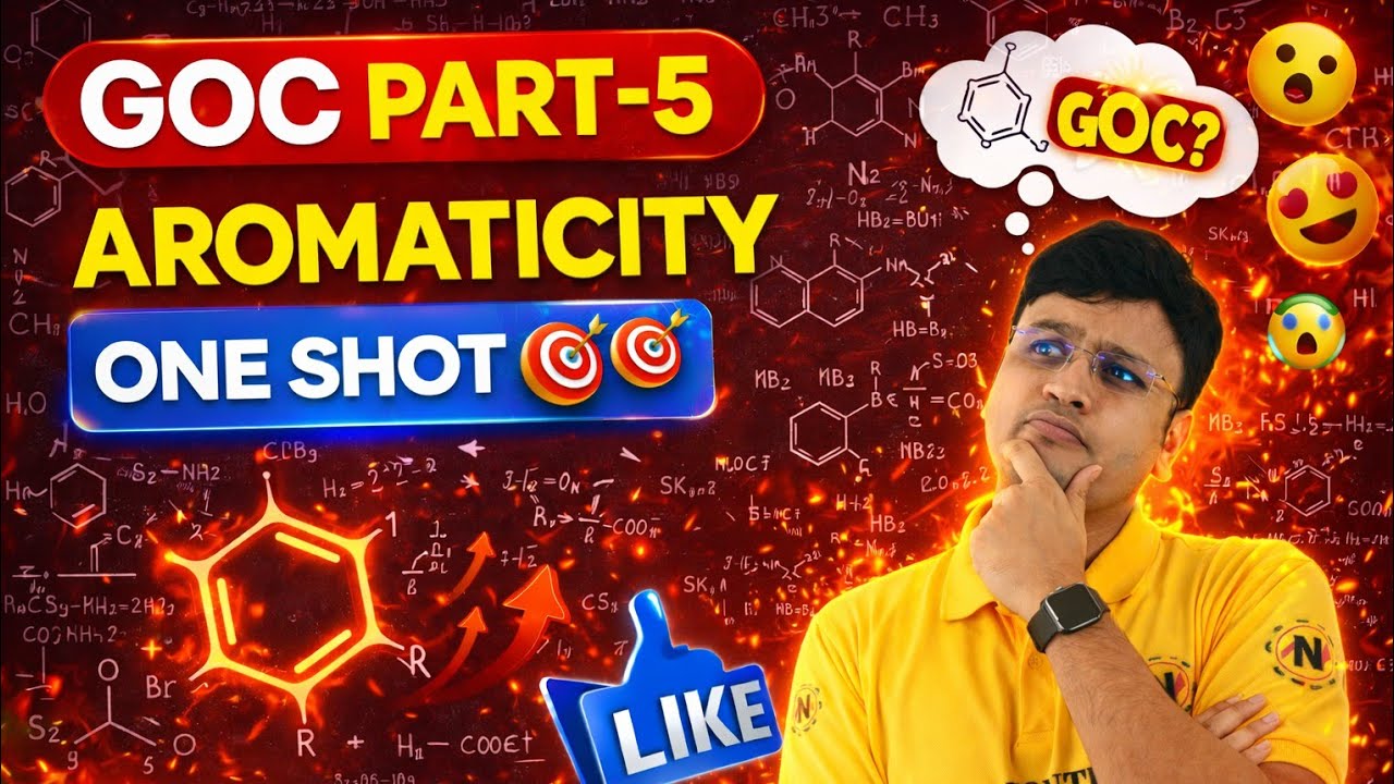 Aromaticity Trick You’ll Never Forget 🔥 | GOC Part-5 | One Shot