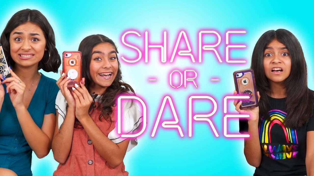 GEM Sisters Share What's In Their Phones | SHARE OR DARE