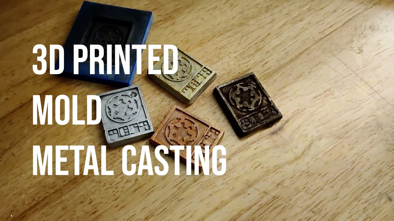 Your 3D printer can make metal parts (Rose's metal casting)