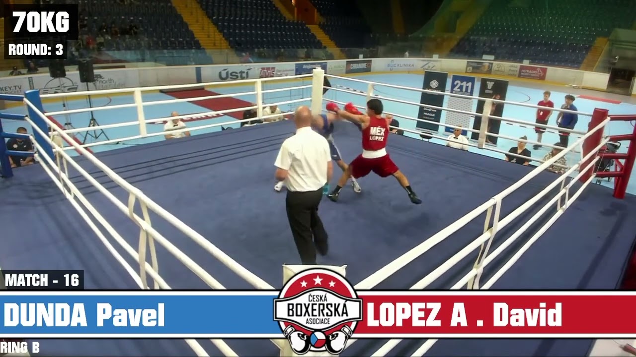 David L&oacute;pez (MEX) vs. Pavel Dunda (CZE) Grand Prix &Uacute;st&iacute; nad Labem 2025 QF's (70kg)