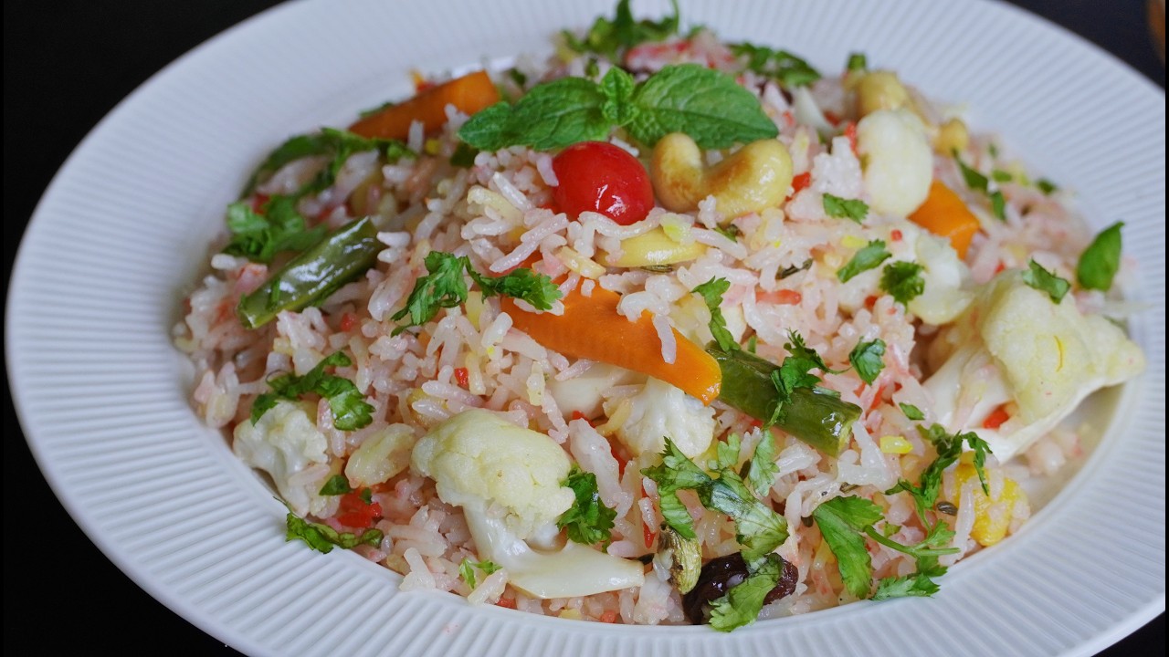 Kashmiri Pulao | Kashmiri Pulao recipe without onion garlic 