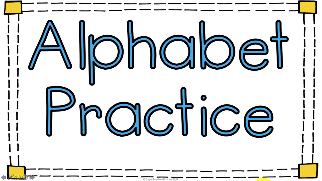 Alphabet Letter Formation and Sound Practice