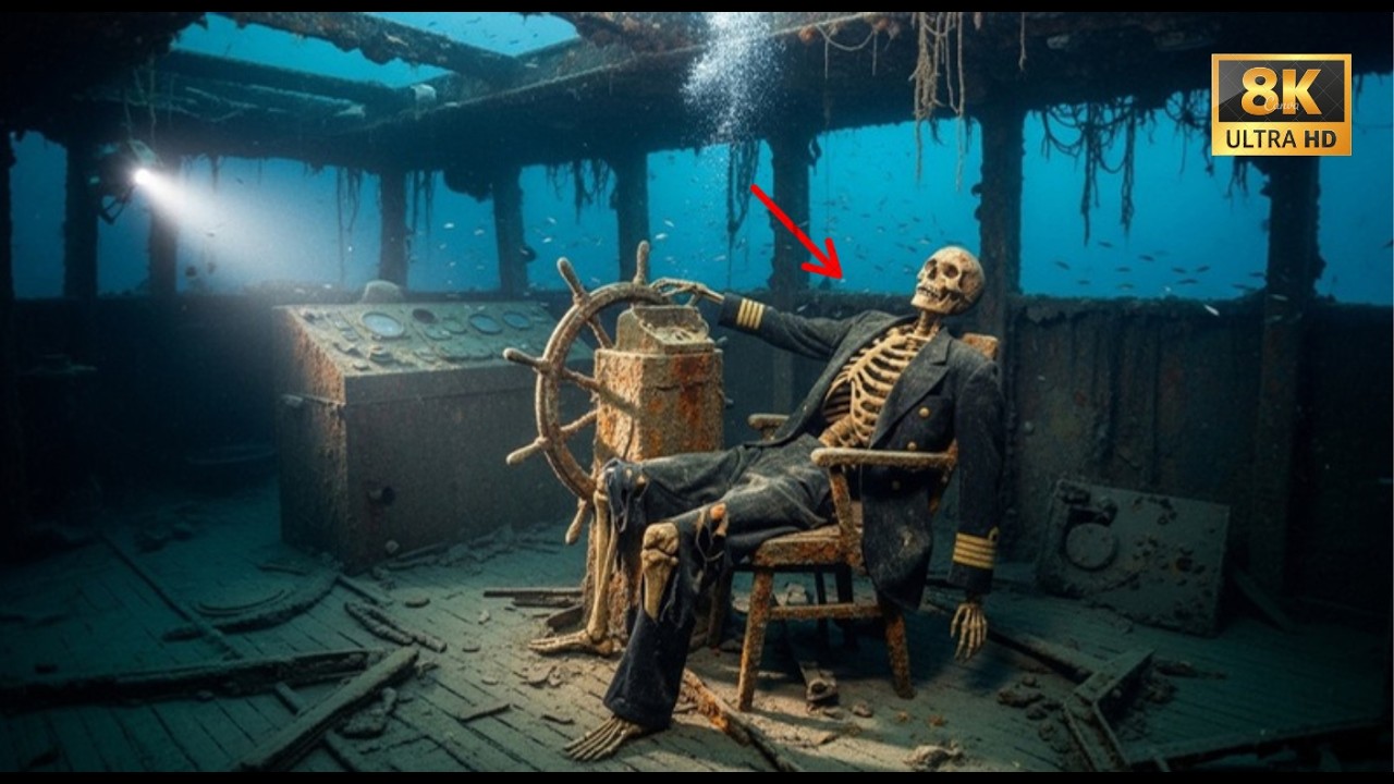 The Ship's Captain on the Titanic: discovering A Stunning Moment Before Impact in 1912.