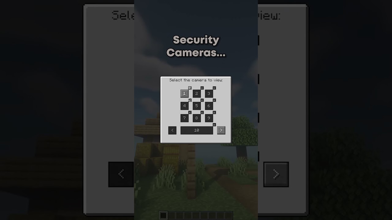 Minecraft secure camera. Minecraft security camera mod. Minecraft challenge | HIT MAN.