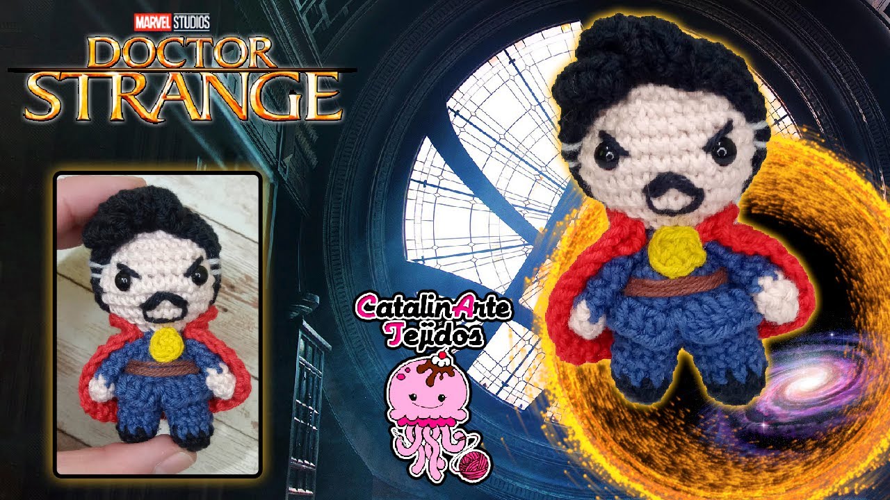 Dr. Strange amigurumi mini | CatalinArte Tejidos