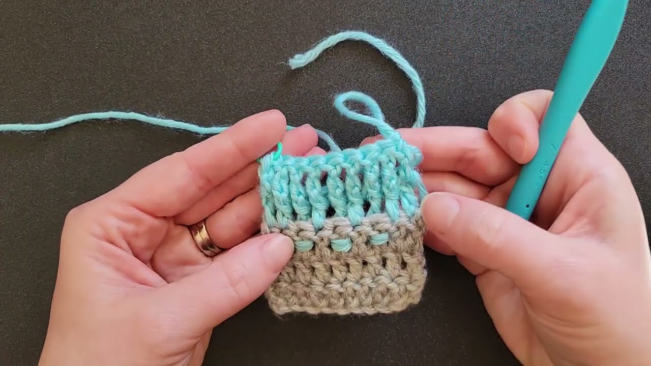 Back Post Treble Crochet Tutorial