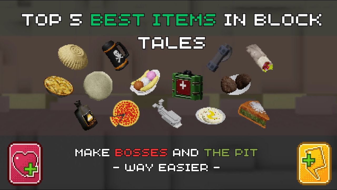 Top 5 Best Items in Block Tales (OP) - Roblox