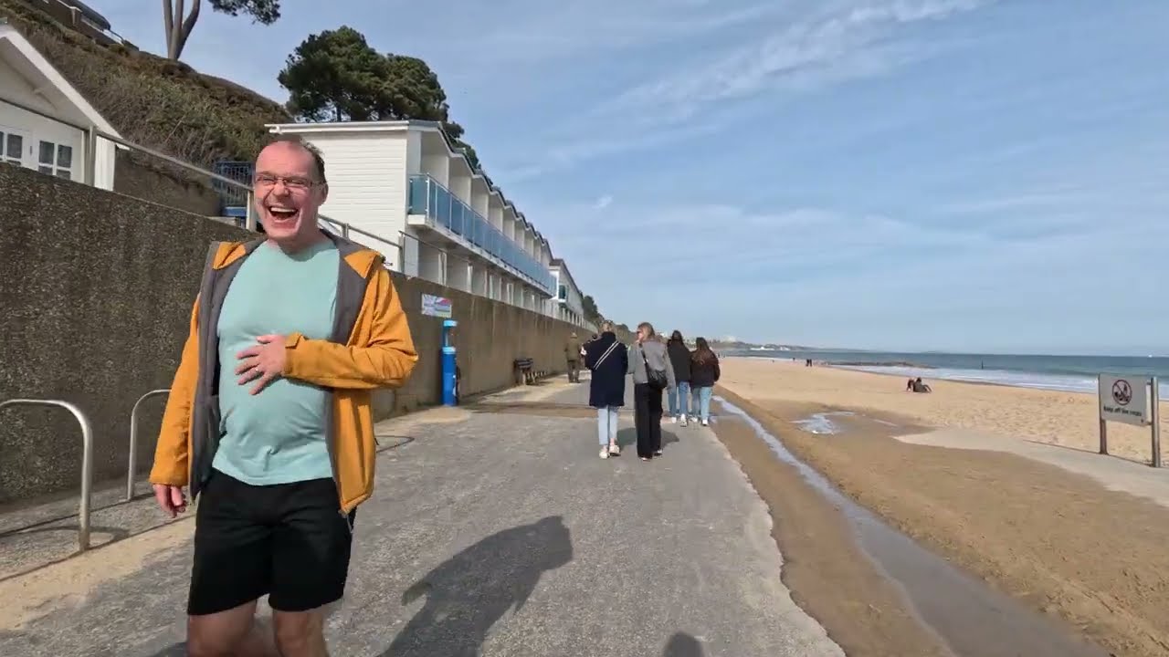 Lovely Branksome Beach - Spring walk