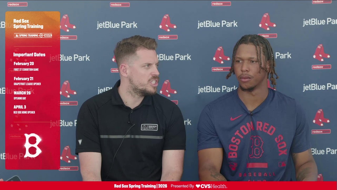 Brayan Bello Speaks LIVE at JetBlue Park