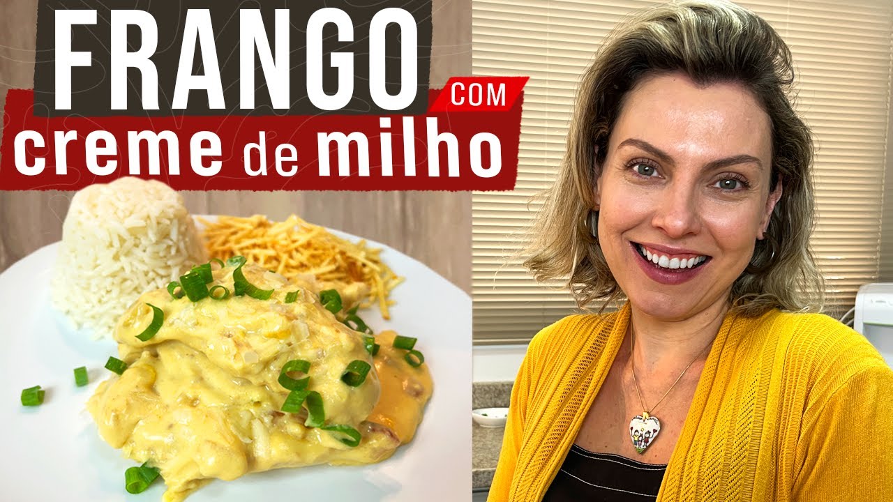 FRANGO AO CREME DE MILHO EM UMA ÚNICA PANELA: SABOR DE CHEF EM CASA 🌽
