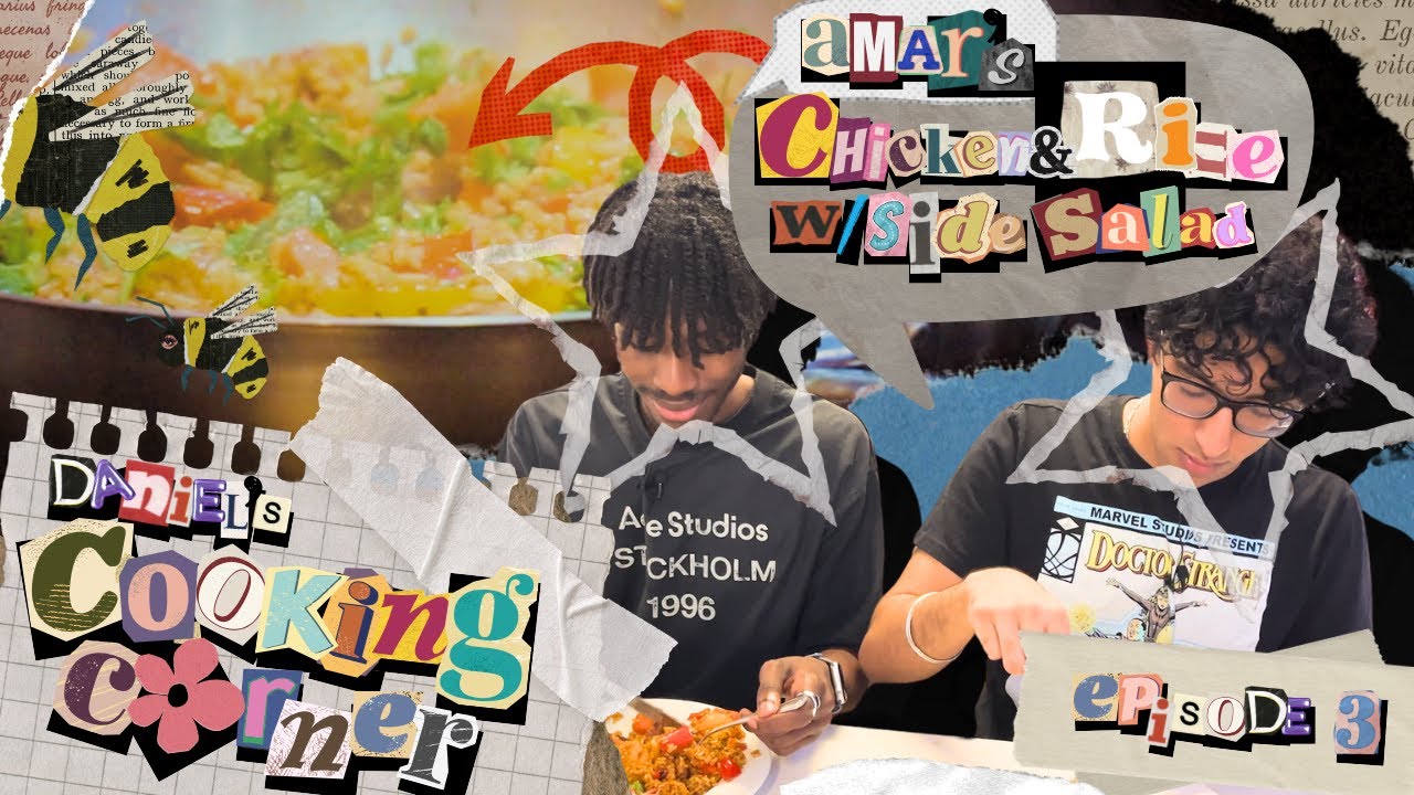 Amar's Chicken & Rice with Side Salad - Daniel's Cooking Corner: Episode 3