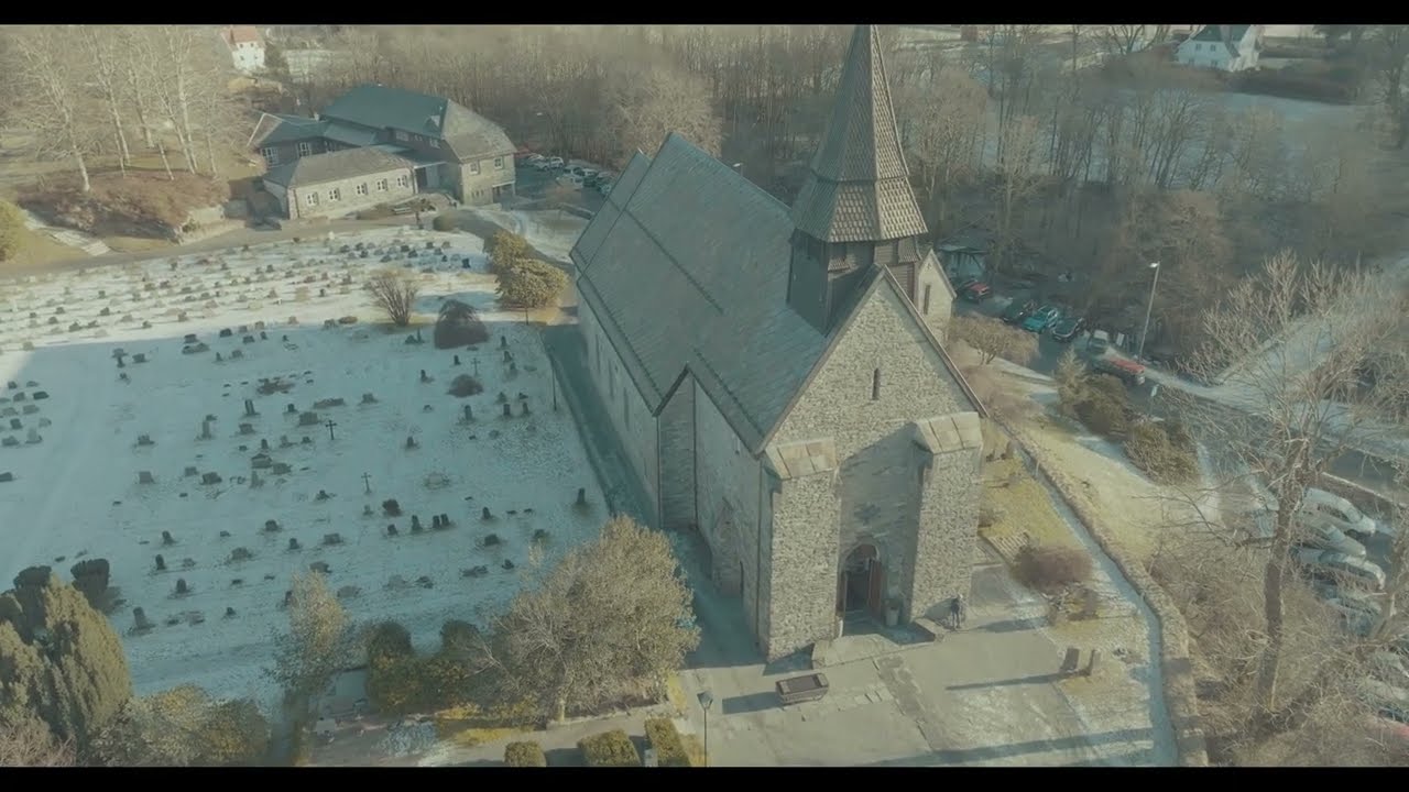 Norway From Above &ndash; Stunning Flyover of Fana Church (Mavic 3 Pro)