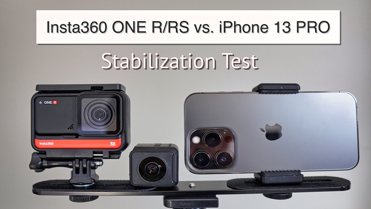 Insta360 ONE R / RS vs. iPhone 13 PRO I Stabilization Test I  4K