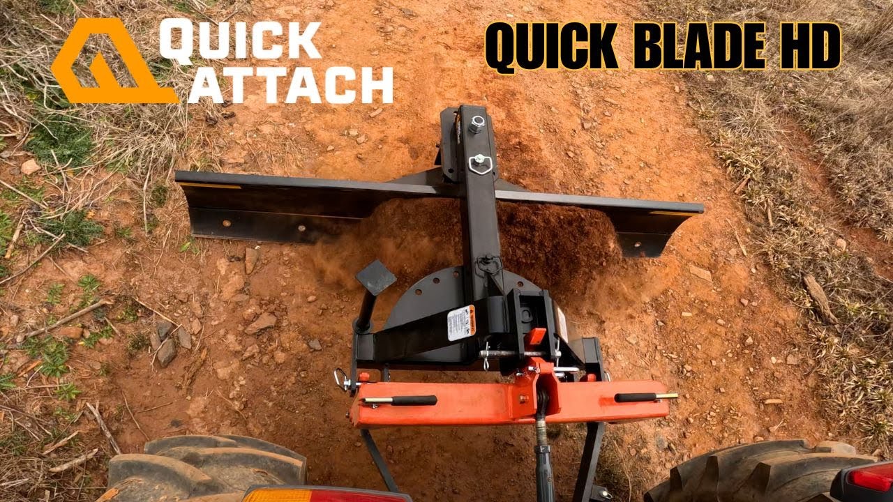 Quick Blade HD – Tractor Rear Blade Attachment | Quick Attach Tractor Implements