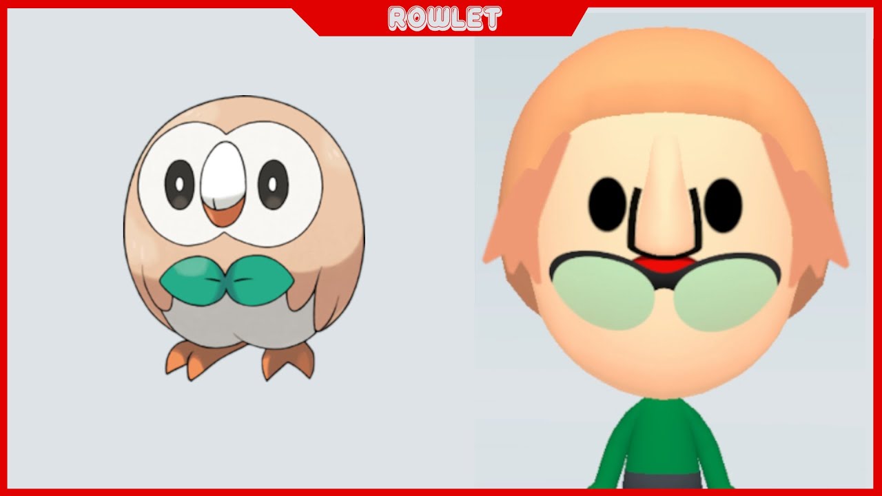 Let´s Make a Mii 105# Rowlet