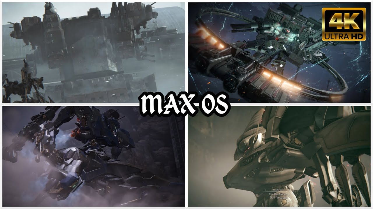 Armored Core 6 - MAX OS TUNING VS Bosses (No Damage)